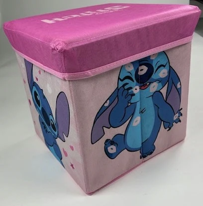 Bez Marki Disney Lilo i Stitch, Pojemnik na zabawki Gwiezdny Piesek Sweet Hearts 30x30x30 cm