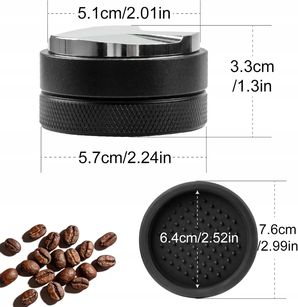Bez Marki DISTRIBUTOR 51 MM KAVOS ESPRESSO DALYTUVAS BARISTA ĮRANKIS REGULIUOJAMAS