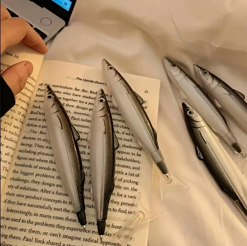 Bez Marki DŁUGOPIS RYBA FISH W Kształcie Ryby Śmieszny Prezent Dla Wędkarza