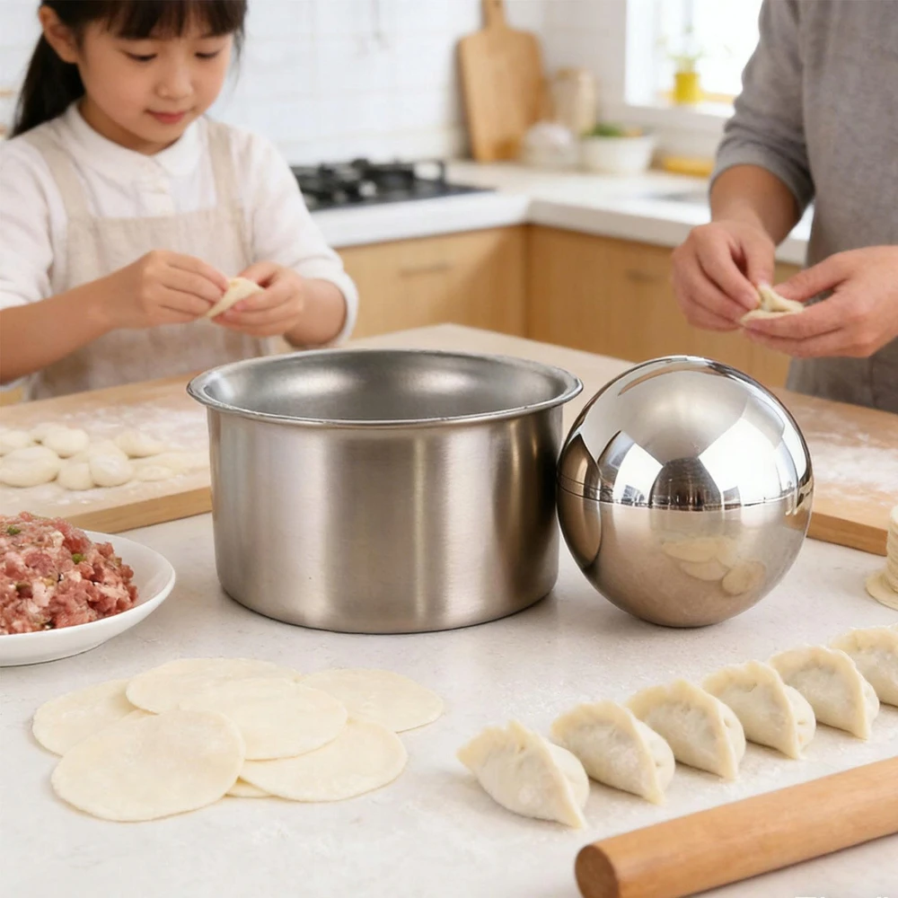 Bez Marki Dumpling Skin Machine Dumpling Skin Press Tool Nerūdijančio plieno medžiagos