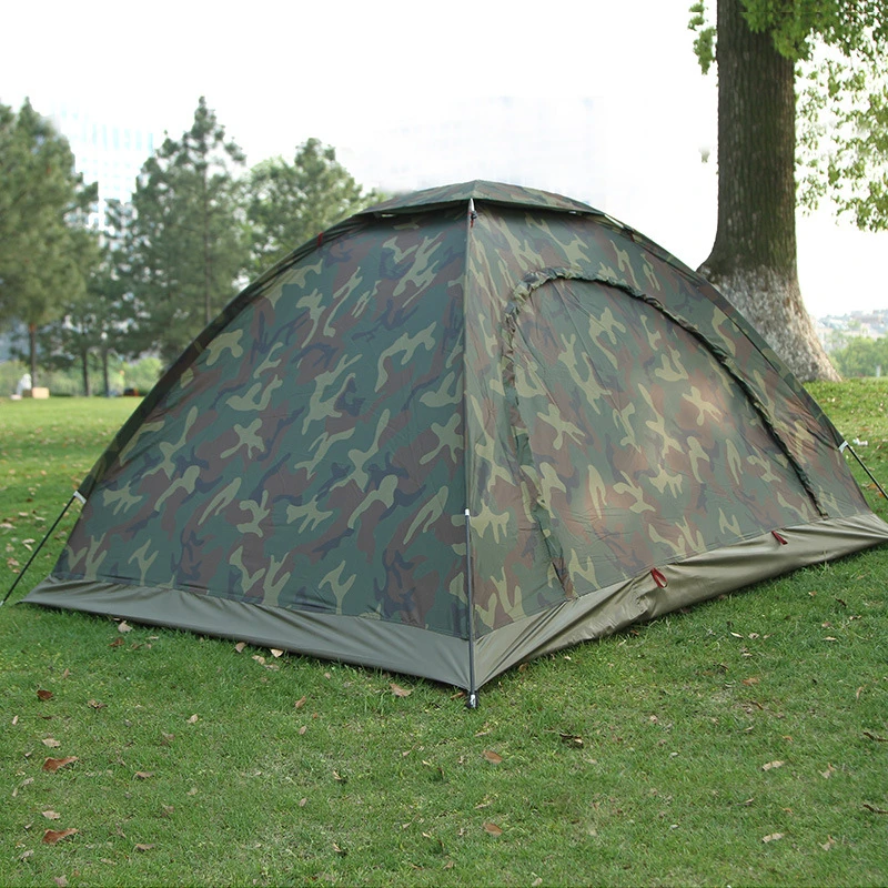 Bez Marki Dviejų asmenų turistinė kempingo palapinė, vandeniui atspari CAMO OXFORD 200X150cm