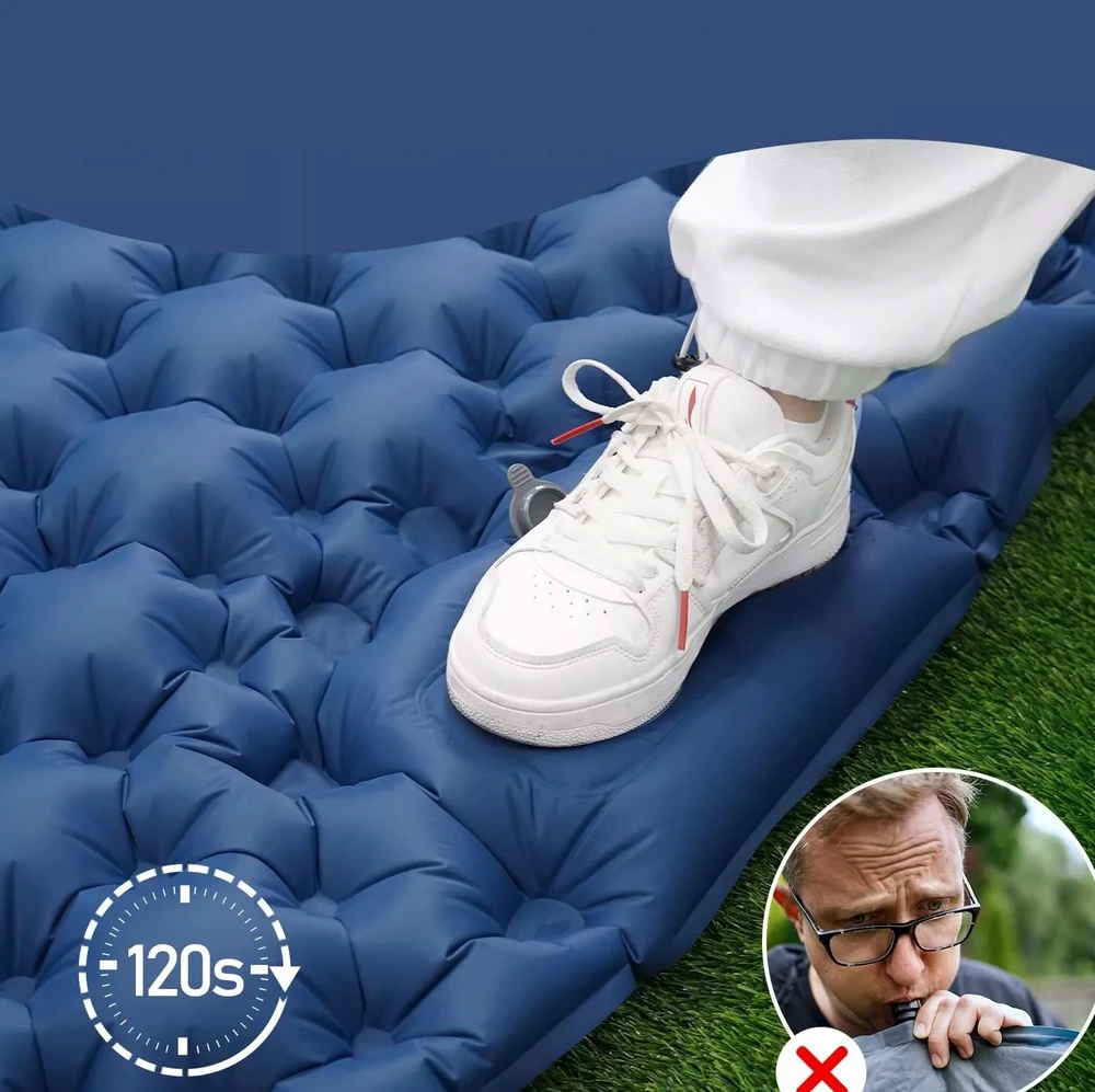 Bez Marki DVIGUBAS PASAUGINĖJUS KILIMUMAS, KEMPINGAS LIUDĖJAS 2 ASMENIMS, ČIŽINIS 200*125cm