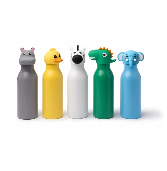 Bez Marki Dvigubasienis termosas vaikams 450 ml, LON2018 žalia