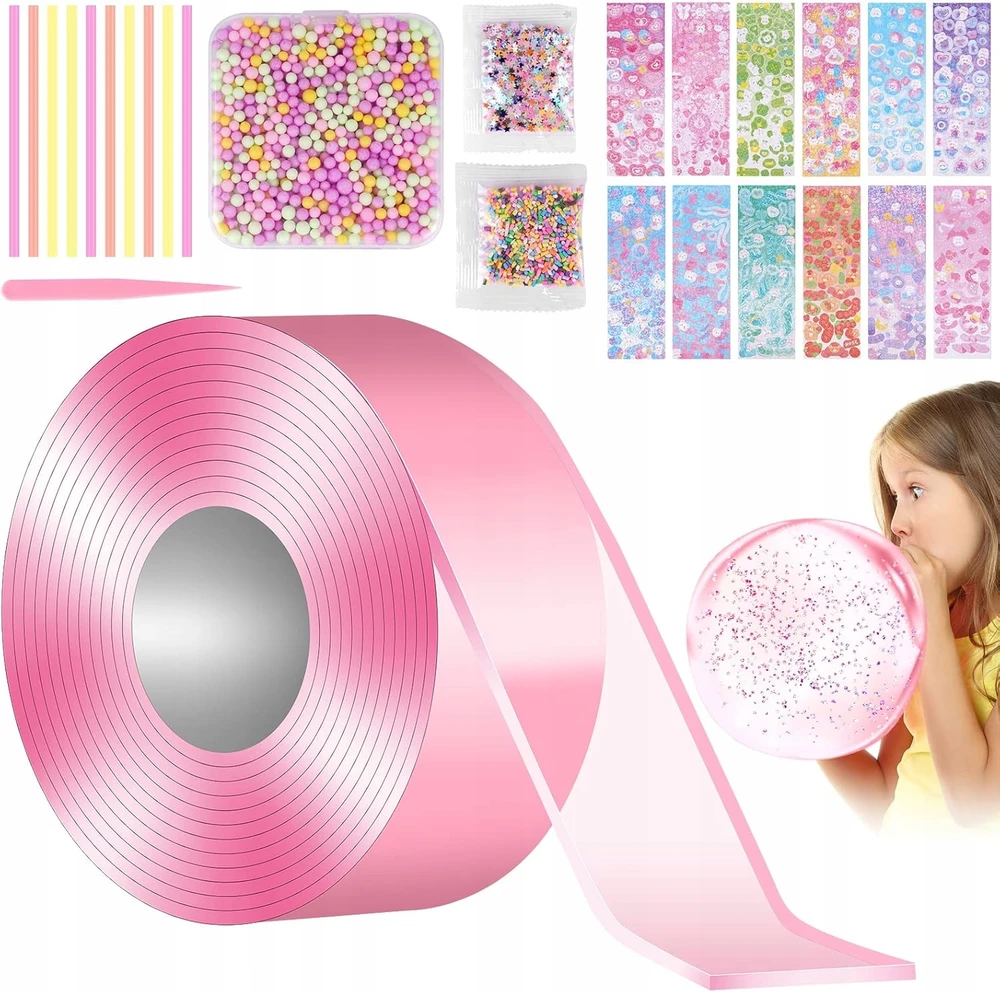 Bez Marki DVIPUŠĖ BURBULĖLIŲ JUOSTOS PŪSTI BURBULULIUS BUBBLE NANO SQUISH BUBBLES 3m