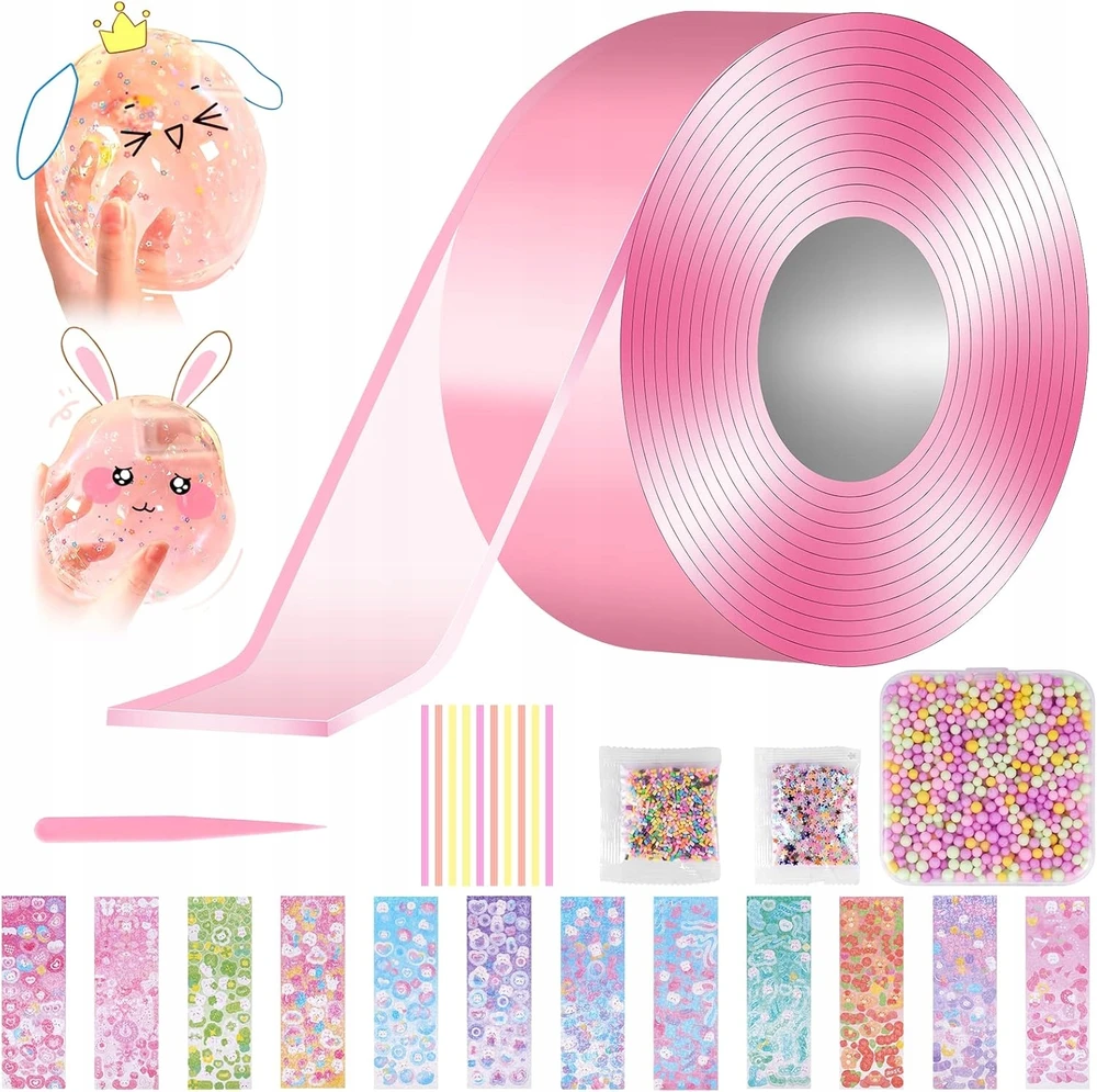 Bez Marki DVIPUŠĖ BURBULĖLIŲ JUOSTOS PŪSTI BURBULULIUS BUBBLE NANO SQUISH BUBBLES 3m