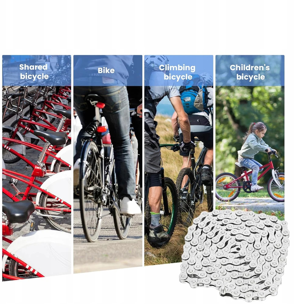 Bez Marki Dviračio grandinė + 10 greičių jungtis 116 jungčių Shimano, Sram, Campagnolo