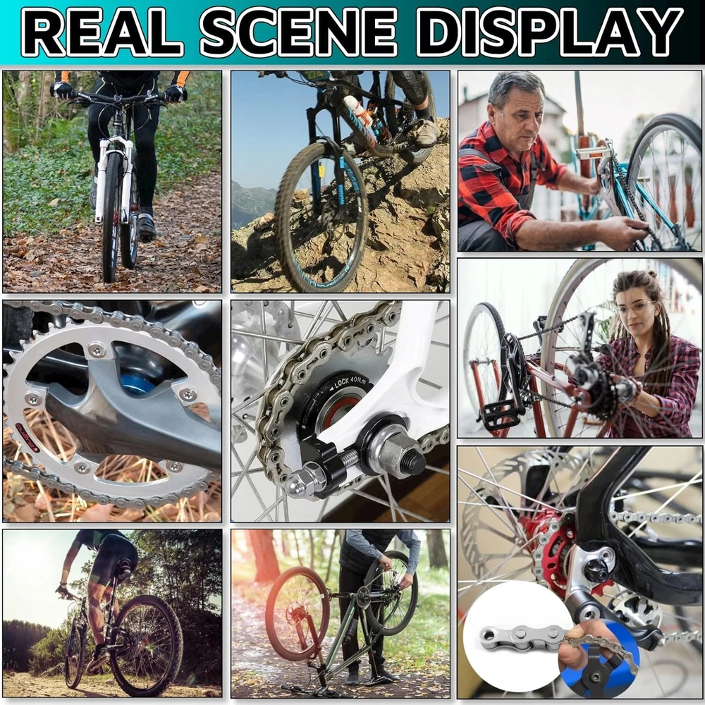 Bez Marki Dviračio grandinė + 10 greičių jungtis 116 jungčių Shimano, Sram, Campagnolo
