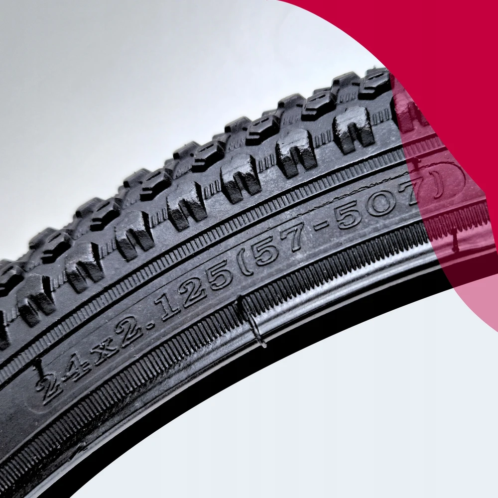 Bez Marki DVIRAČIO PADANGOS MTB MOUNTAIN VELOXO DIRTRIDER 24X2.125 JUODOS 24 colių