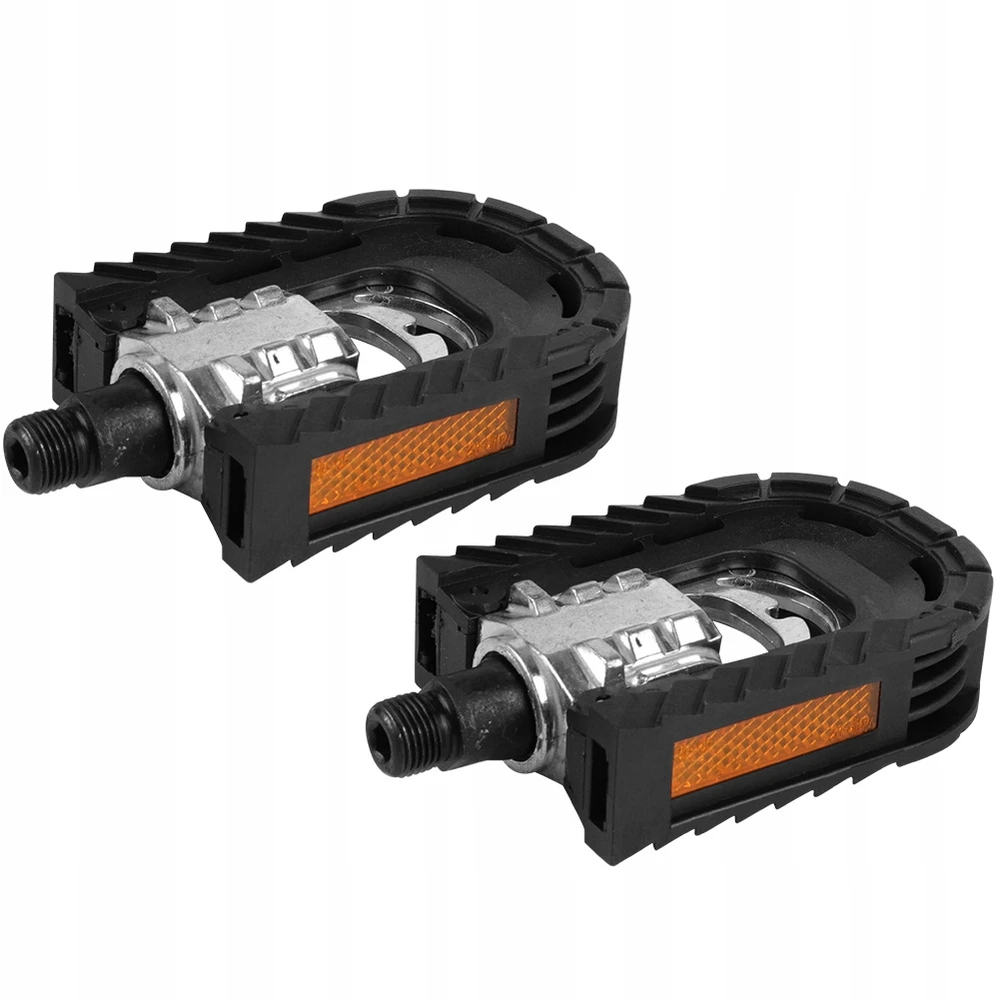 Bez Marki DVIRAČIO PEDALAI ALIUMINIO PLATFORMA JUODOS ANTISLIDIMO 14mm