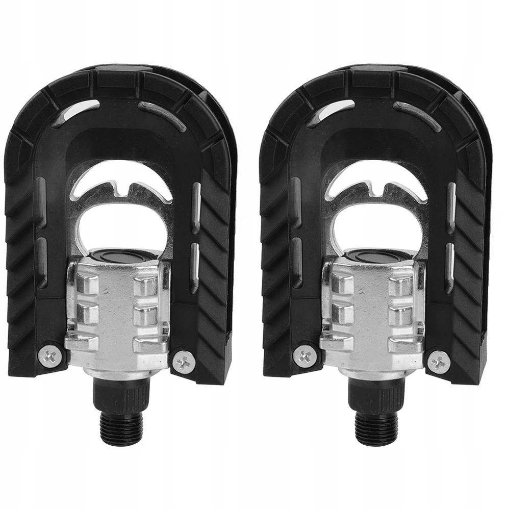 Bez Marki DVIRAČIO PEDALAI ALIUMINIO PLATFORMA JUODOS ANTISLIDIMO 14mm