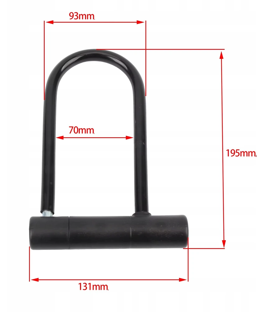 Bez Marki DVIRAČIO SAUGUMAS DVIRAČIO UŽRAKTA U-LOCK DVIRAČIO SPYNĖ