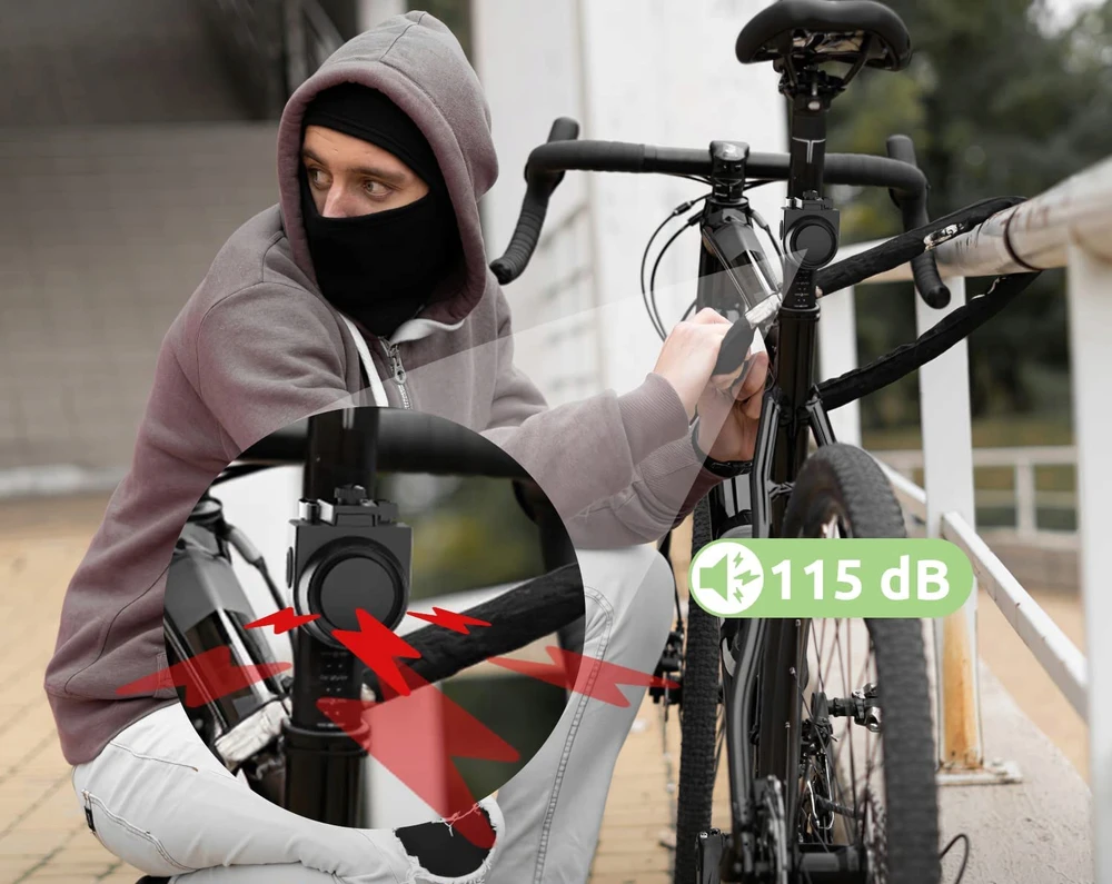 Bez Marki Dviračio signalizacija su lempa