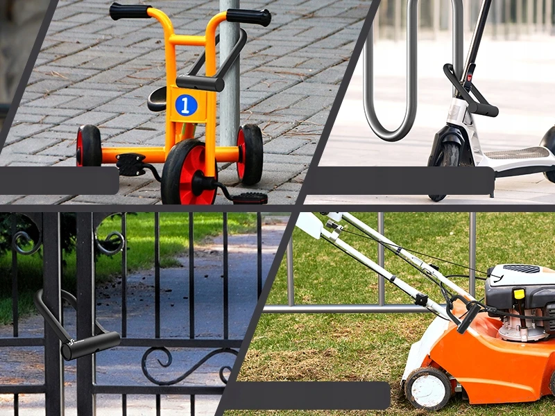 Bez Marki Dviračio U-lock spyna su troseliu, juoda
