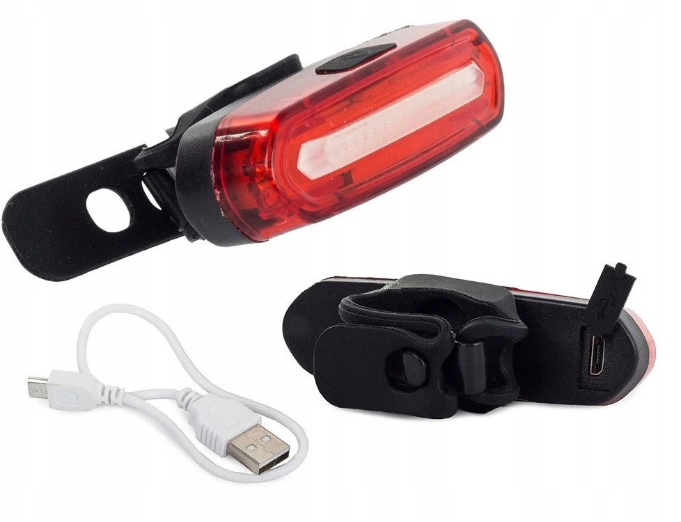 Bez Marki Dviračio galinis žibintas LED su USB įkrovimu