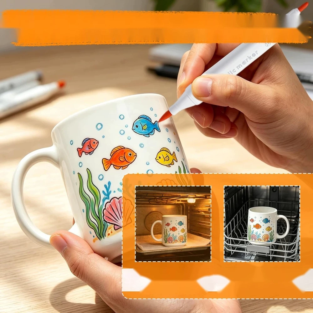 Bez Marki DWUSTRONNE 48 SZTUK CERAMICZNE SZKŁO PORCELANA Rinkinys ARTYSTYCZNY