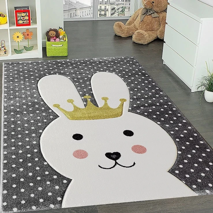 Bez Marki DYWAN DZIECIĘCY 120x180 ZAJĄCZEK GRUBY MIĘKKI FRYZ