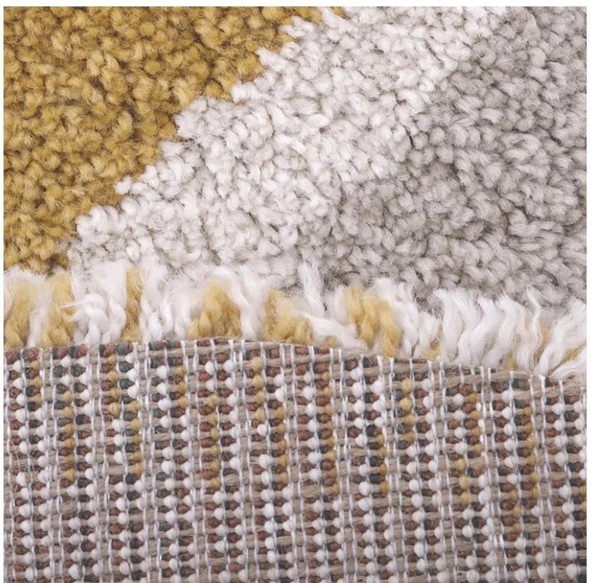 Bez Marki Dywan dziecięcy BOHEMIAN RAINBOW – apvalus 120 cm - tęcza Nattiot