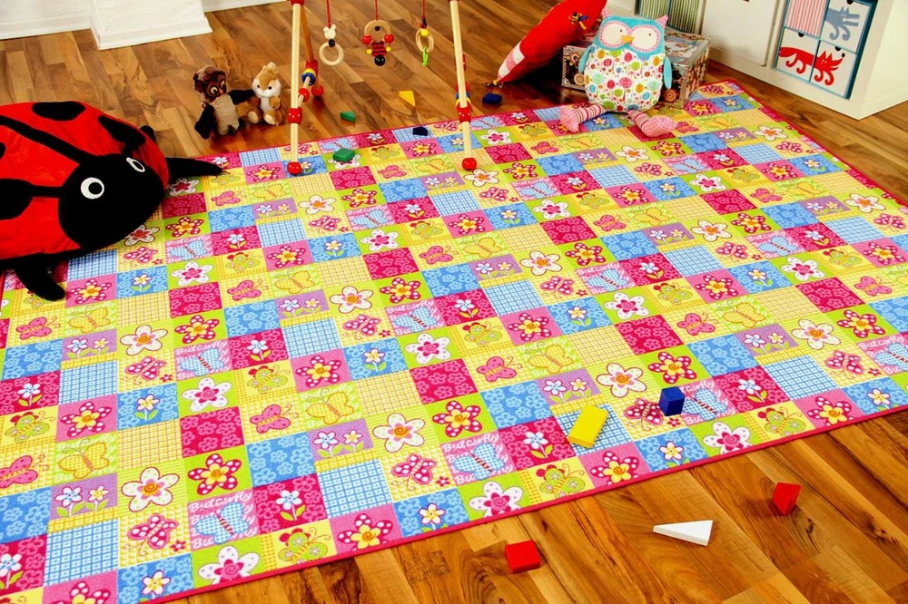 Bez Marki DYWAN DZIECIĘCY KOLOROWY 200x250 dla dziewczynki