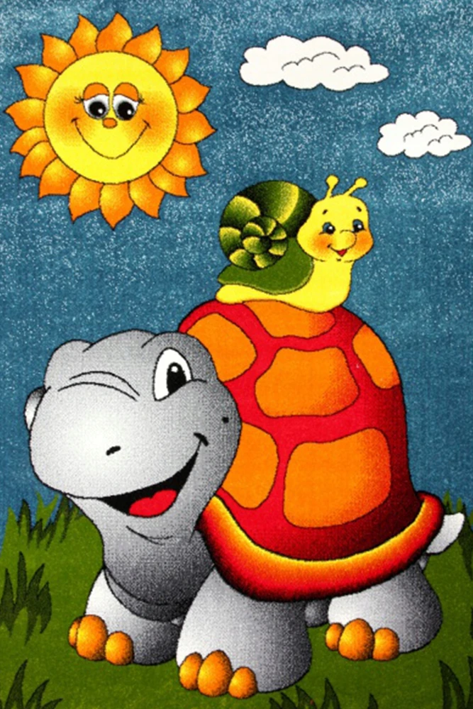 Bez Marki DYWAN DZIECIĘCY KOLOROWY MIĘKKI 230X160 DO POKOJU DZIECIĘCEGO KOLOREO