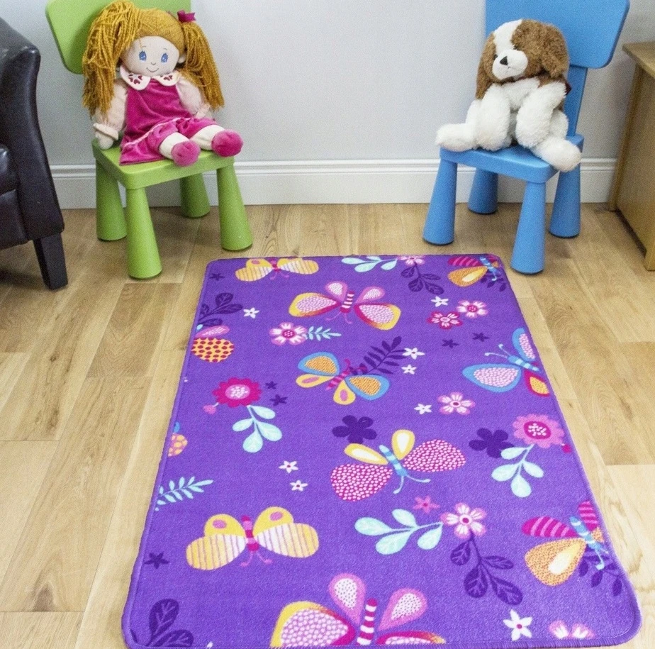 Bez Marki Dywan Edukacyjny do szkoły przedszkola 200x300 spalva violetinė