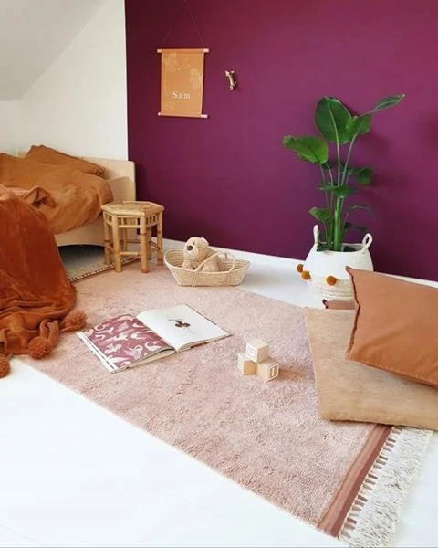 Bez Marki Dywan Julie Rožinė Tapis Petit