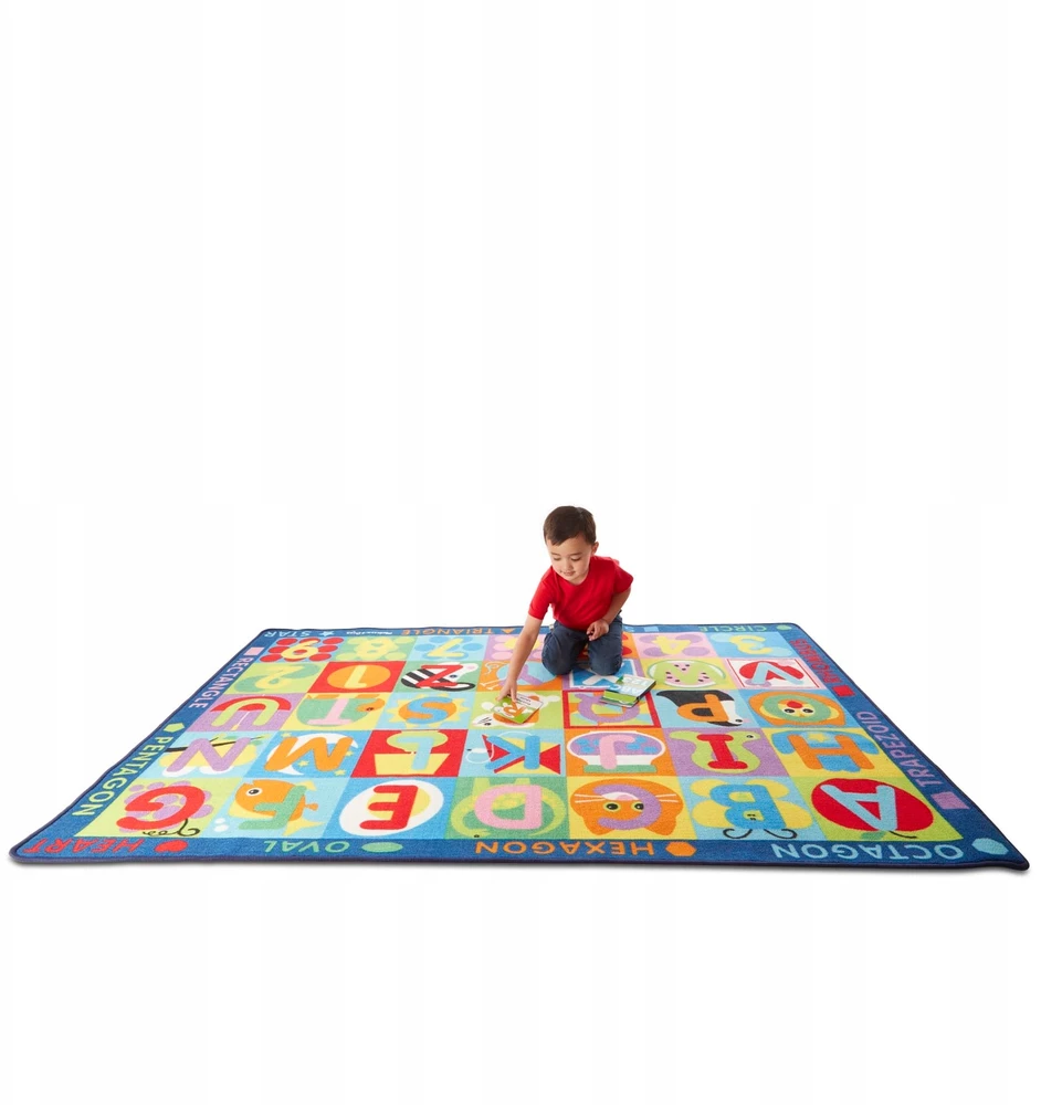Bez Marki DYWAN MATA ABC CYFERKI I LITERKI MELISSA AND DOUG