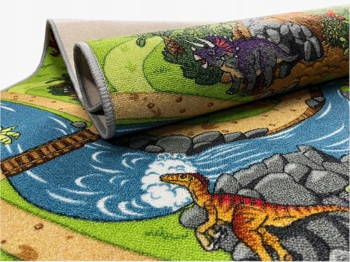 Bez Marki DYWAN ULICE MIASTO DINO 200x240 Dinozaury T-REX