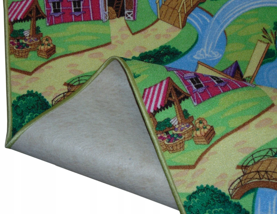 Bez Marki Dywan vaikams Candy Town Baśniowy Świat 100x200