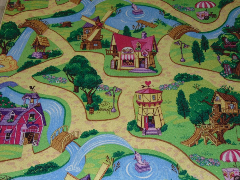 Bez Marki Dywan vaikams Candy Town Baśniowy Świat 160x230