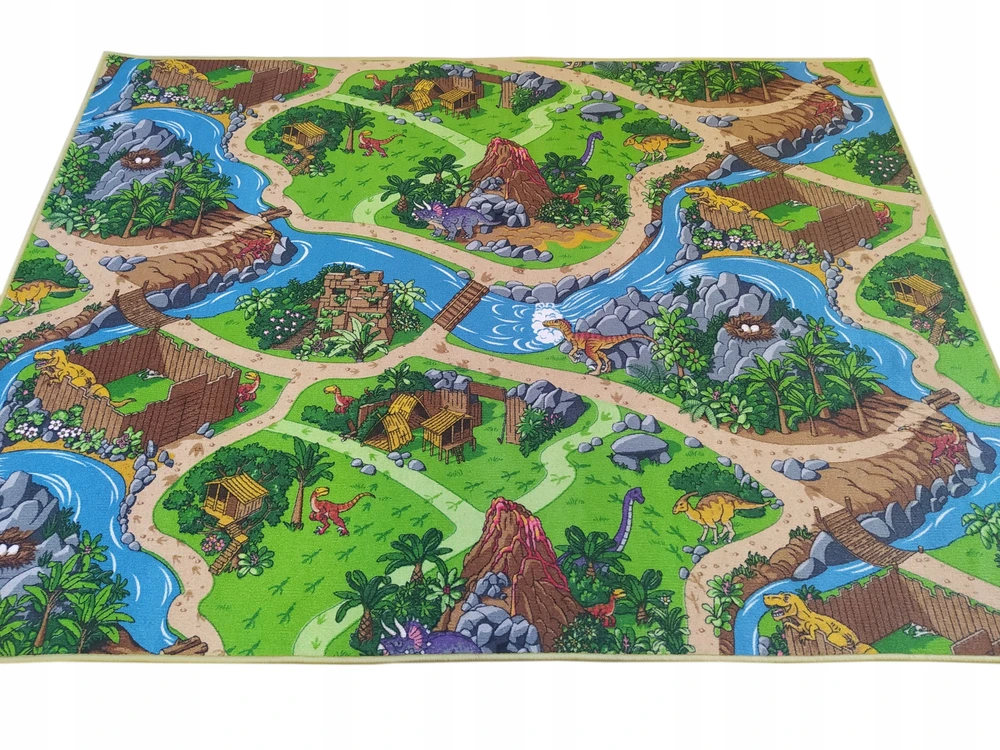 Bez Marki Dywan vaikams DINO DINOZAURY 200x250
