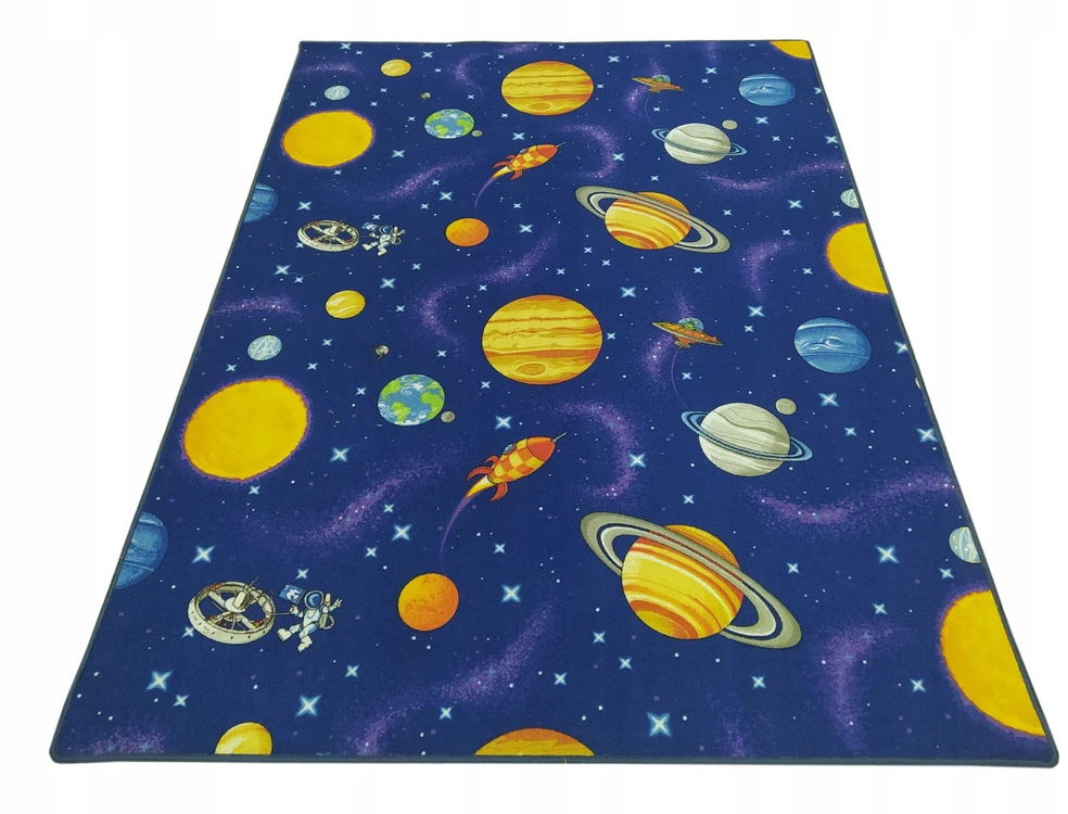 Bez Marki Dywan vaikams KOSMOS Planety 200x300