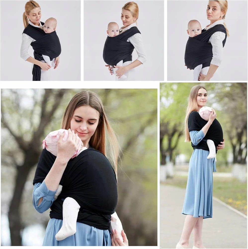 Bez Marki ELASTINGAS ĮVYNĖLIS VAIKAMS NUO GIMIMO NEŠĖTI 3-15KG, 0,58X5,3M