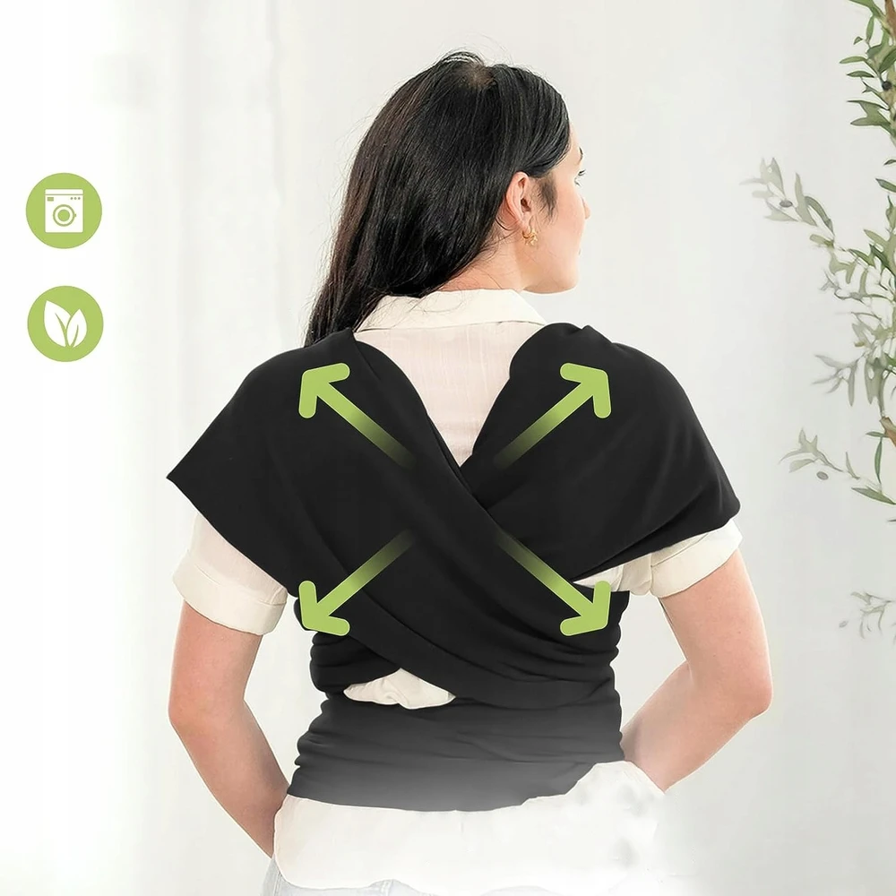 Bez Marki ELASTINGAS ĮVYNĖLIS VAIKAMS NUO GIMIMO NEŠĖTI 3-15KG, 0,58X5,3M