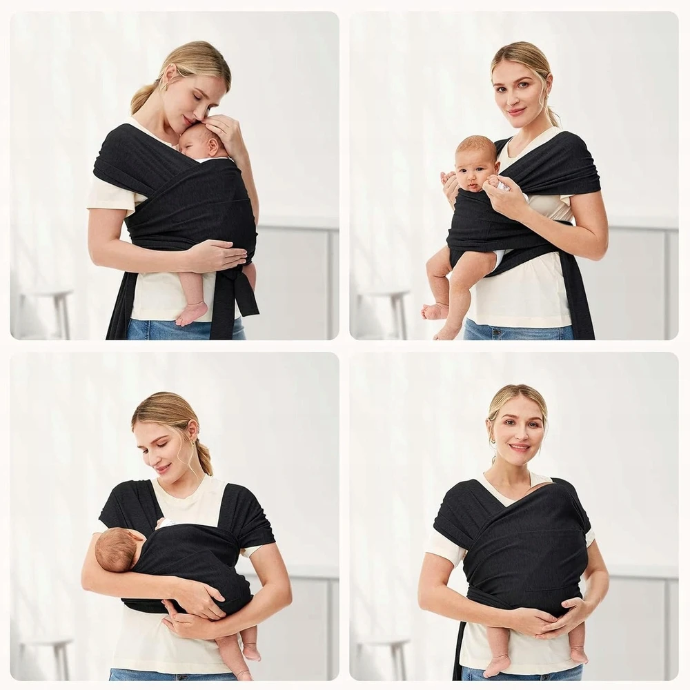 Bez Marki ELASTINGAS ĮVYNĖLIS VAIKAMS NUO GIMIMO NEŠĖTI 3-15KG, 0,58X5,3M