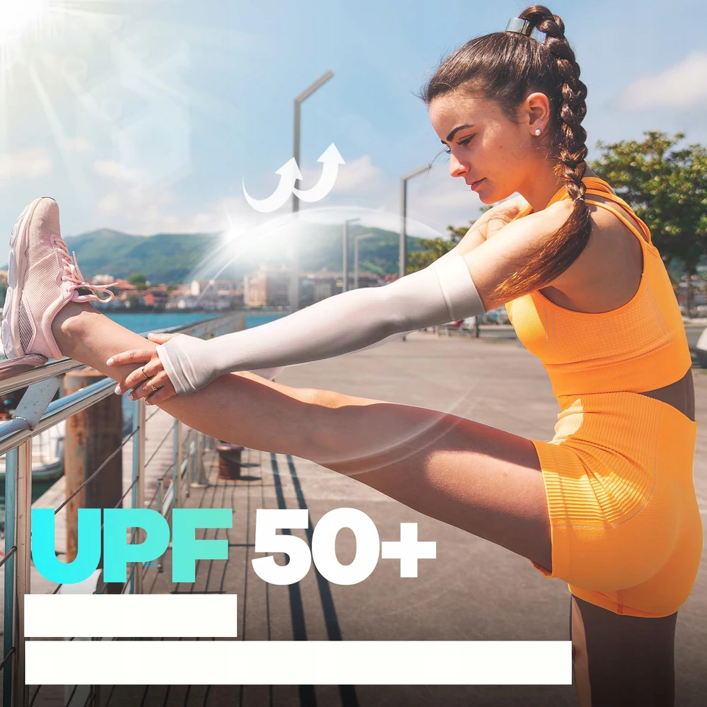 Bez Marki Elastingi kompresiniai rankovių dangteliai Uv apsaugai, sportui