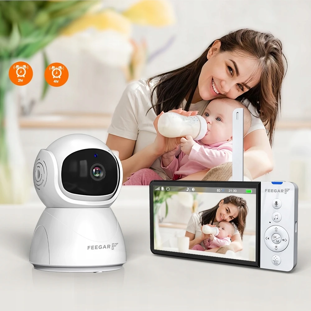 Bez Marki ELECTRONIC NANNY Feegar DVI kamera LCD 5 colių 5000 mAh ZOOM Įrašymas