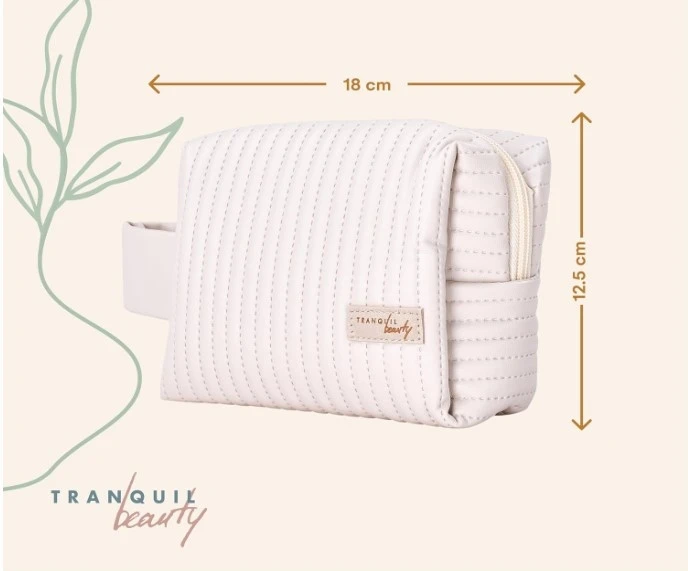 Bez Marki Elegantiška balta kosmetinė kelionėms