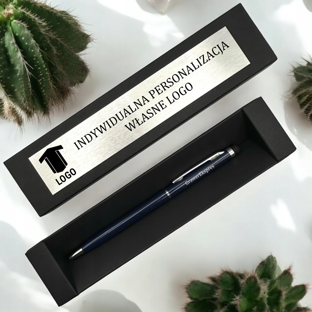 Bez Marki Elegantiškas verslo rašiklis su graviravimu ir Touch Tip funkcija