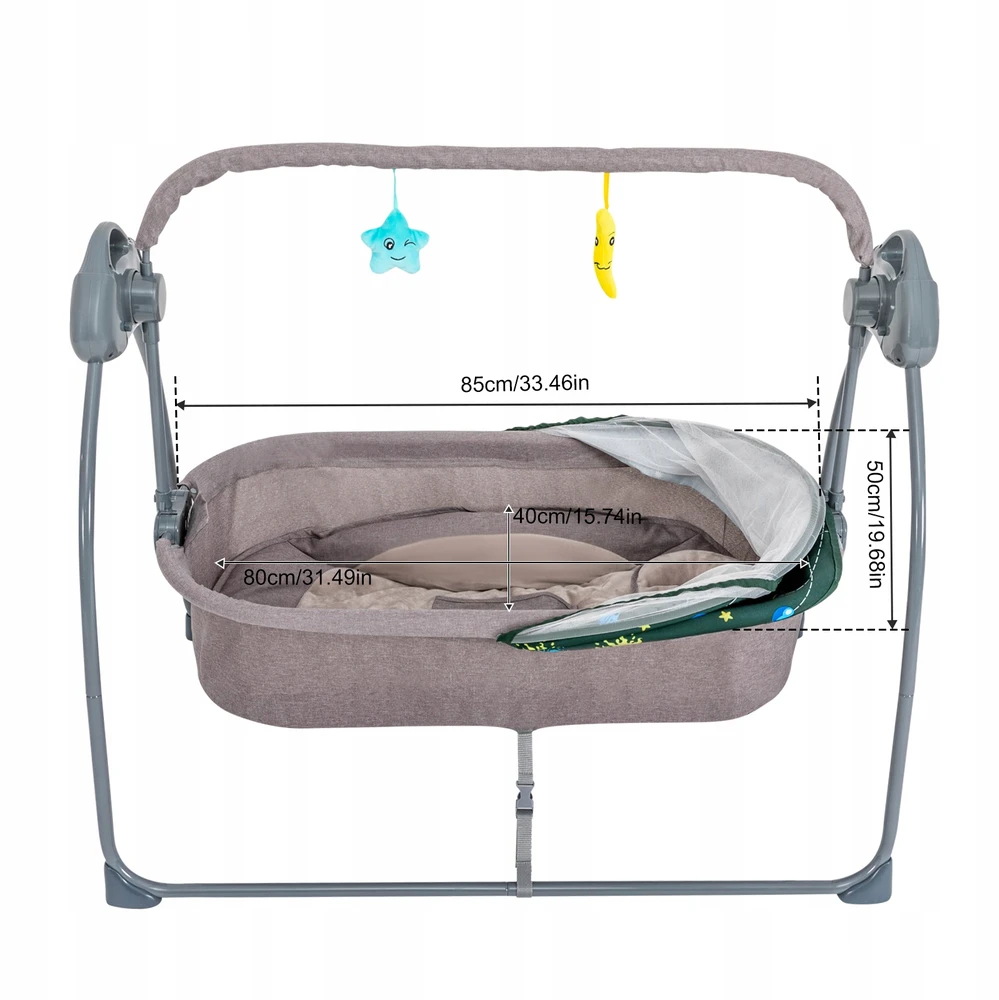 Bez Marki ELEKTRINĖ BABY Brows 5 GREITŲ AUTOMATINĖ LOPŠIS SĖDYNĖ