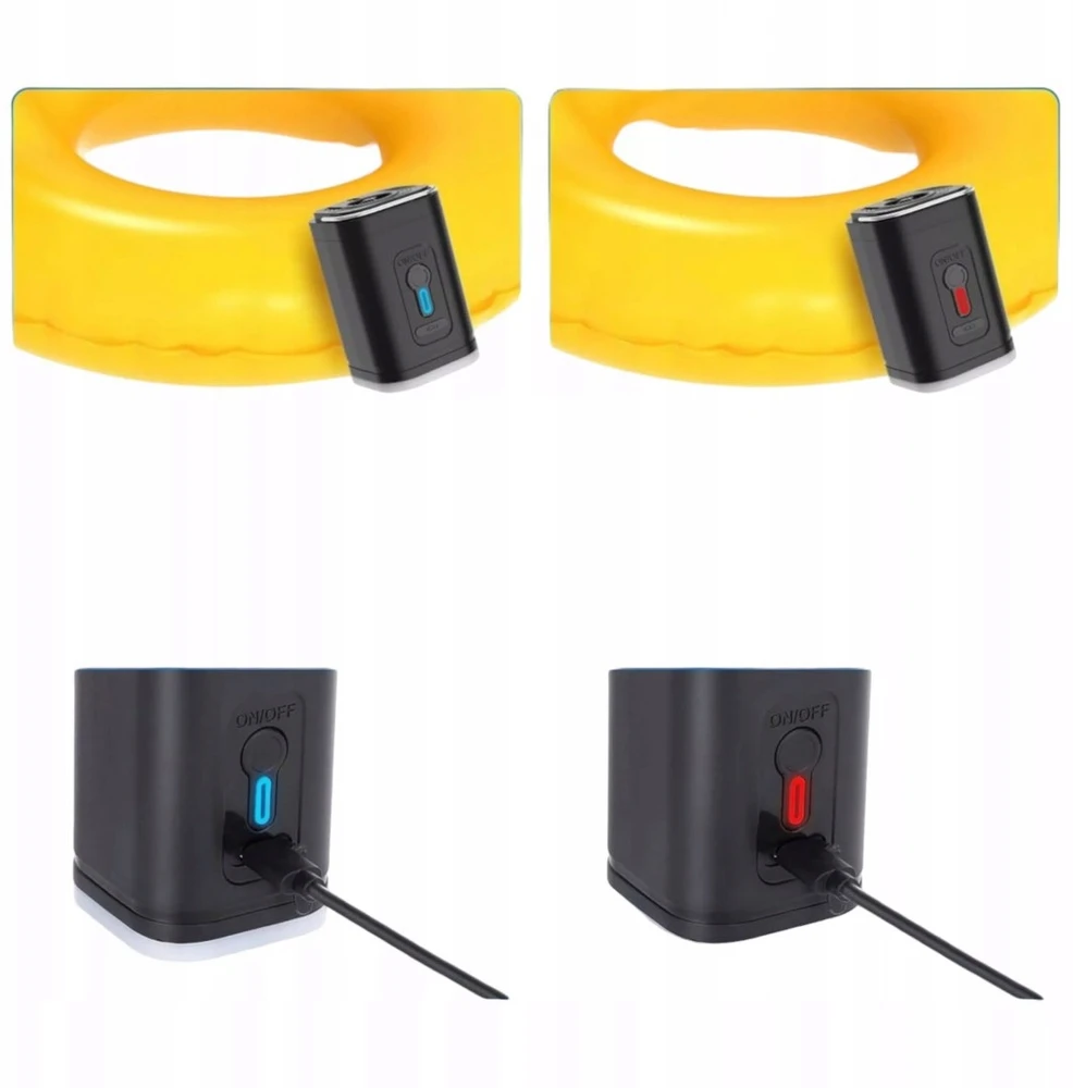 Bez Marki Elektrinė pompa su Led žibintu, 3in1, Usb įkrovimas