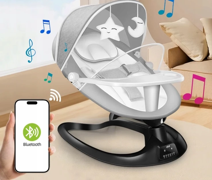 Bez Marki ELEKTRINIS KŪDIKLIS KŪDIKUI 3 viename BLUETOOTH 0–18 mėnesių NUOTOLINIO VALDYMAS
