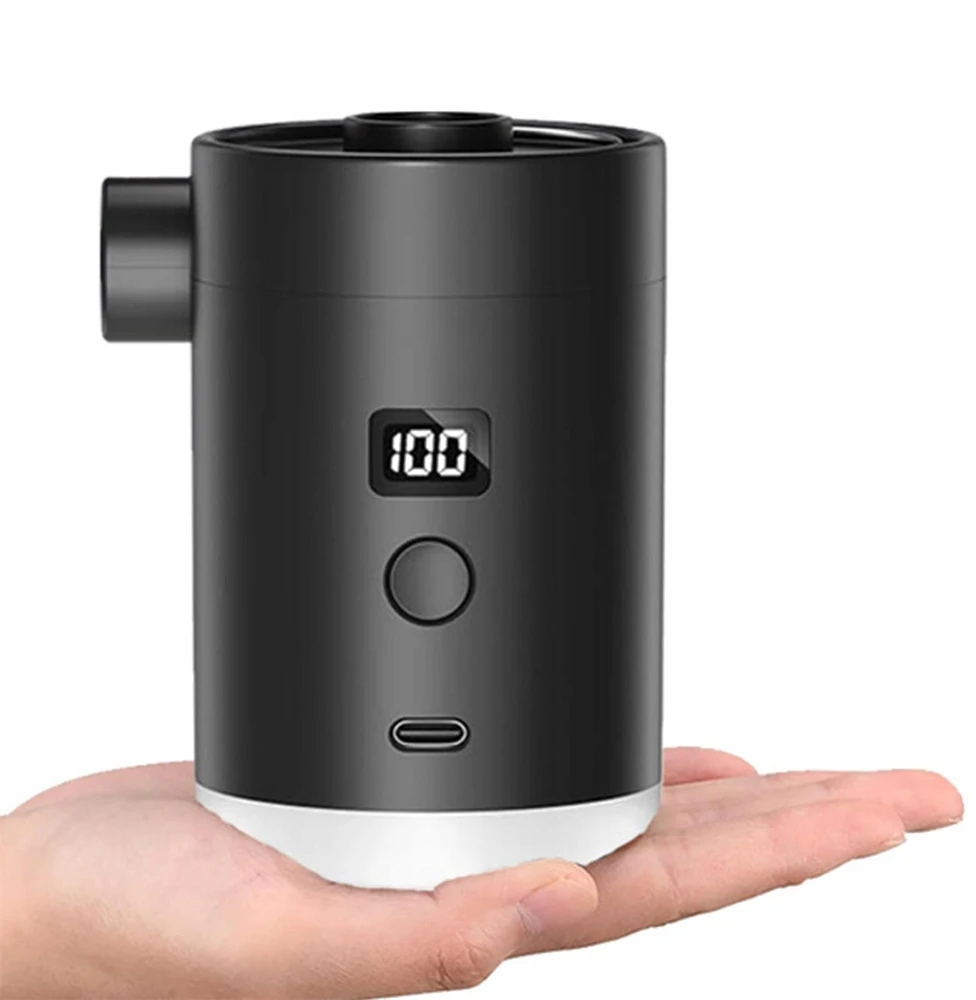 Bez Marki Elektrinis pripučiamas siurblys su Usb, Led ir 3 antgaliais