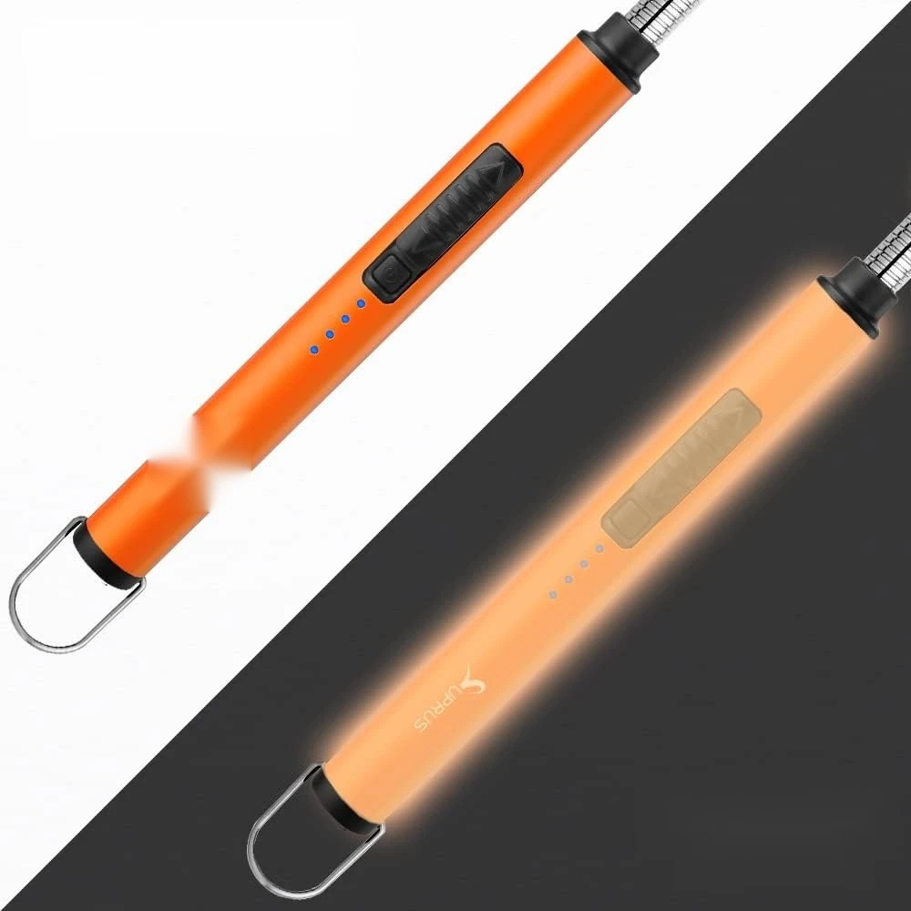Bez Marki ELEKTRINIS žiebtuvėlis ARC ORANŽINĖ BE liepsnos USB