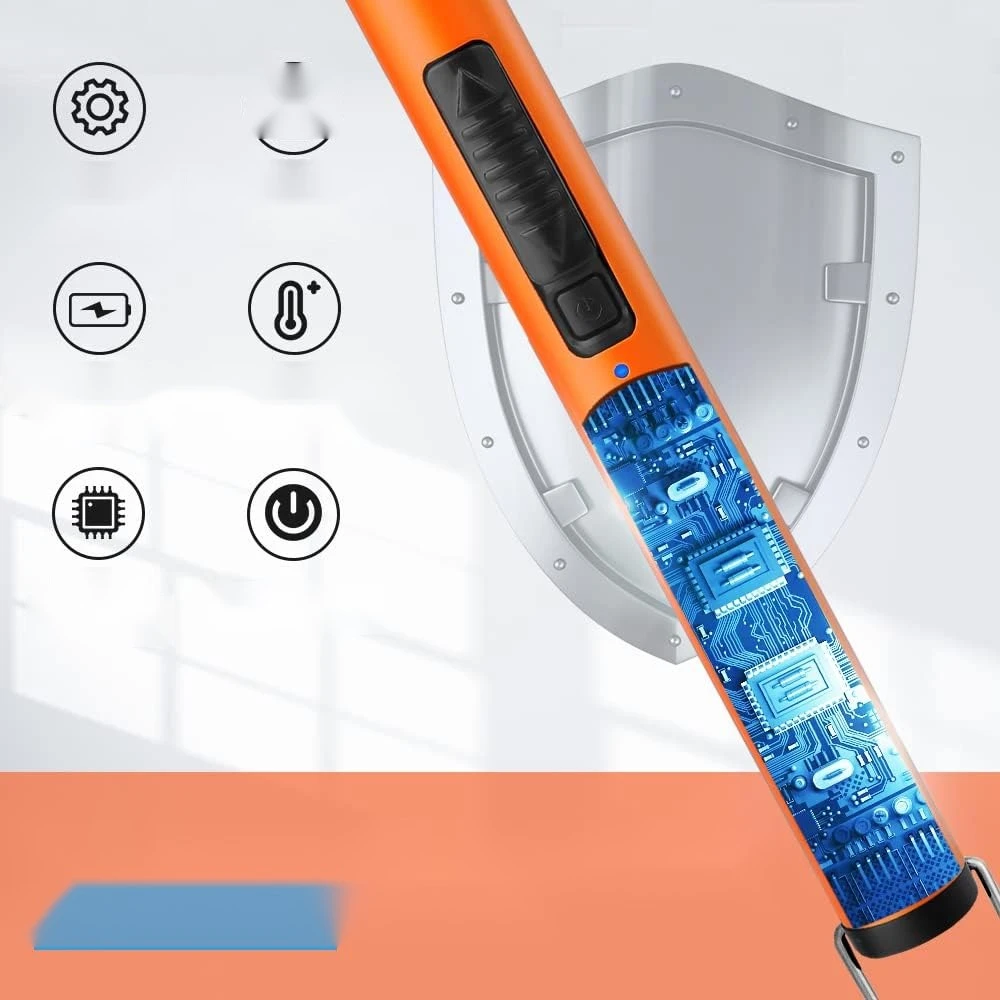 Bez Marki ELEKTRINIS žiebtuvėlis ARC ORANŽINĖ BE liepsnos USB