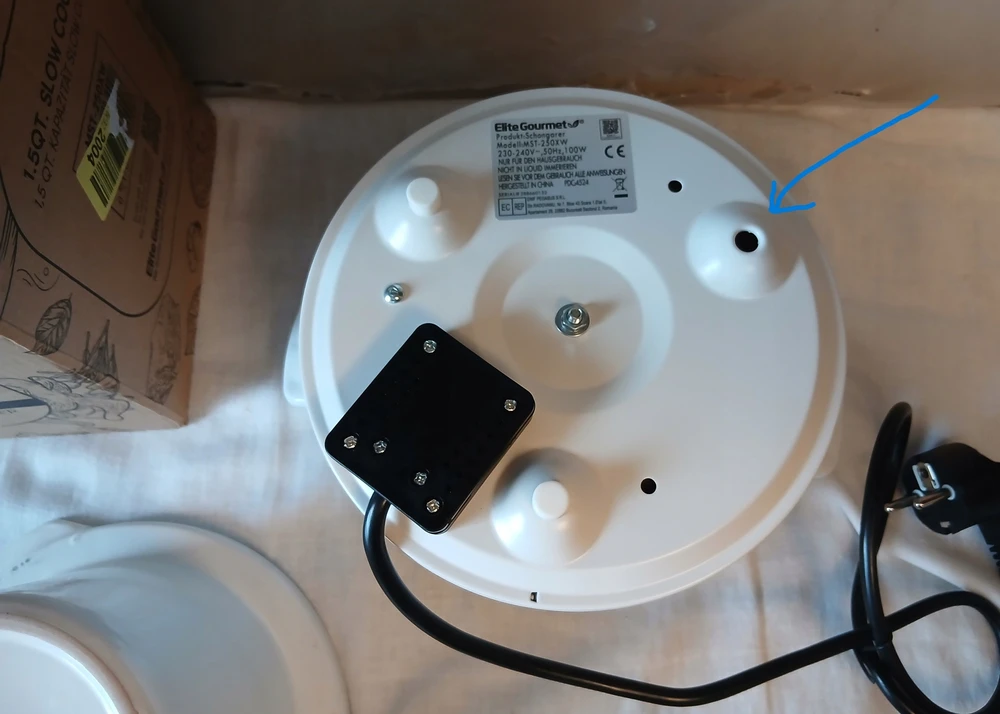 Bez Marki Elite Gourmet MST-250XW elektrinis garnek ceramiczny