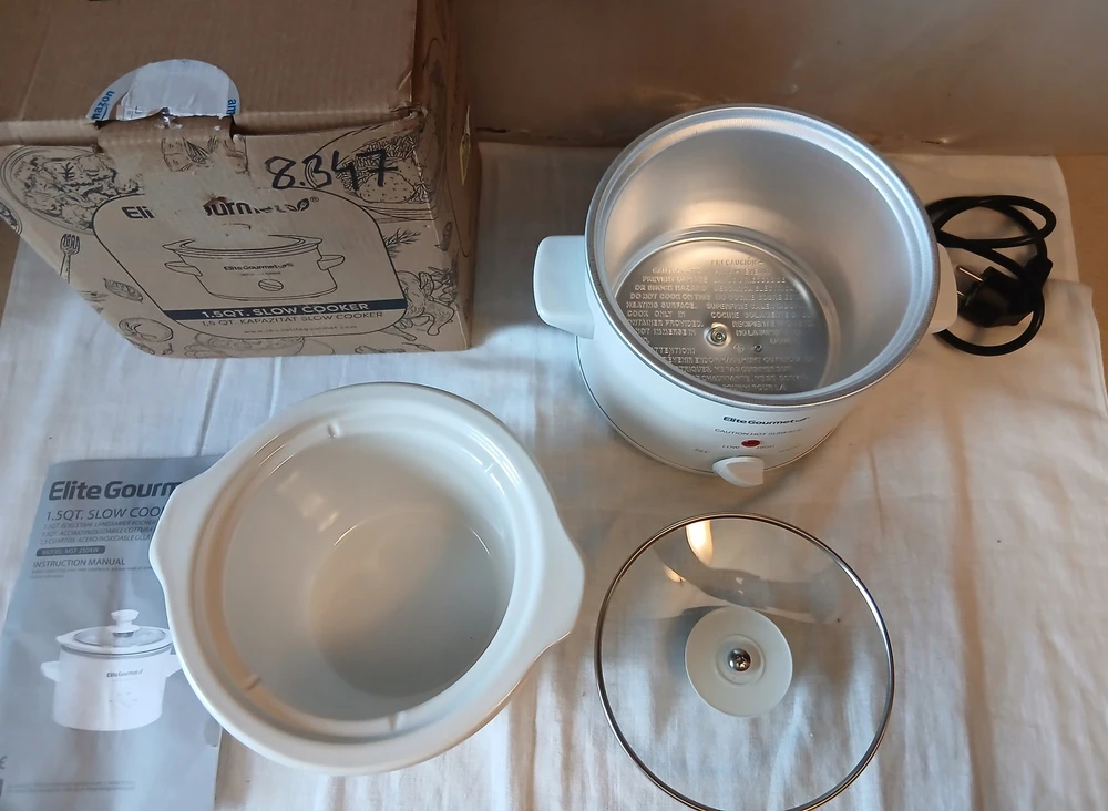 Bez Marki Elite Gourmet MST-250XW elektrinis garnek ceramiczny