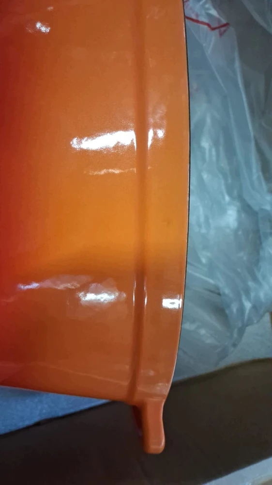 Bez Marki EMALIUOTA ketaus skrudinimo skarda, DIDELI INDUKCINĖ, DUJINĖ ORKŠNĖ, PUODAS 6L