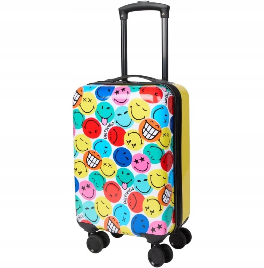 Bez Marki EMOJI HARD TRAVEL CABIN LAGAMINAS VAIKAMS 50 cm
