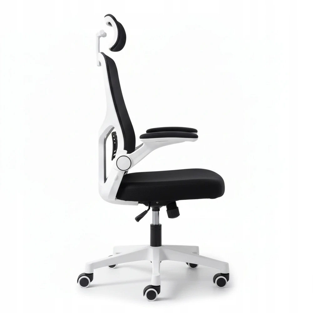 Bez Marki ERGONOMICZNY FOTEL BIUROWY SUKAMASIS MIKROSIATKA FIBI JUODA Baltas