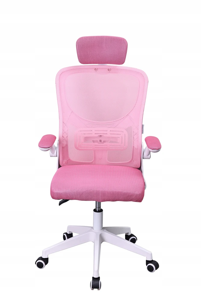 Bez Marki ERGONOMICZNY FOTEL BIUROWY SUKAMASIS MIKROSIATKA FIBI ROŽINĖ